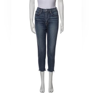 Blue skinny leg jeans